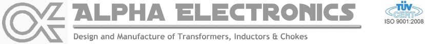 Alpha electronics - Manufacturer of Transformers, Reactors, Chokes and custom coils in Pune, India